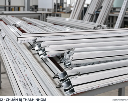Quy Trình Sản Xuất Và Lắp Đặt Cửa Nhôm Cầu Cách Nhiệt