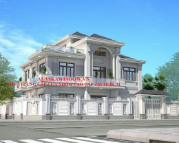 Cửa nhôm xingfa-Nhà Anh Tuấn Cà Mau