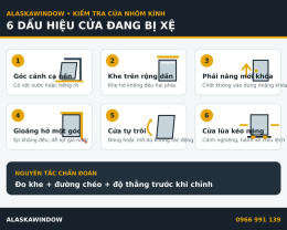Cửa Nhôm Xingfa Bị Xệ Cánh