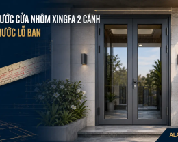 Kích Thước Cửa Nhôm Xingfa 2 Cánh Theo Thước Lỗ Ban