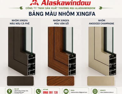 Cửa Nhôm Xingfa Màu Nào Đẹp? 7 Màu Phổ Biến 2026