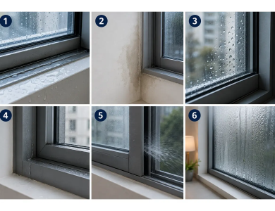 Cửa nhôm Xingfa bị thấm nước