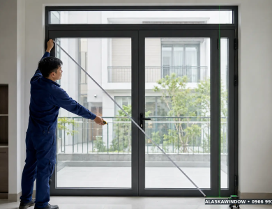 Cửa Nhôm Xingfa Bị Xệ Cánh
