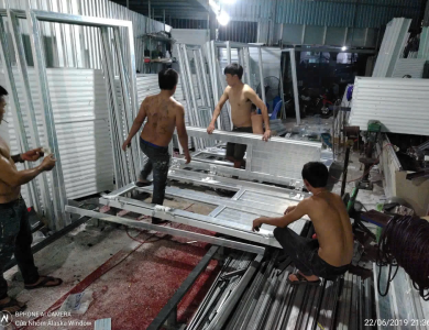 Công Trình Cửa Nhựa Lõi Thép Thực Tế Tại Thủ Đức