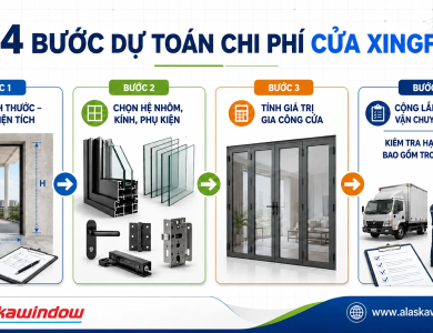 Chi phí làm cửa nhôm Xingfa Thủ Đức | 2026
