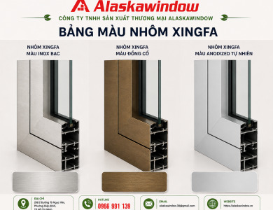 Nhôm Xingfa Màu Trắng: Phối Nhà Phố Và Biệt Thự