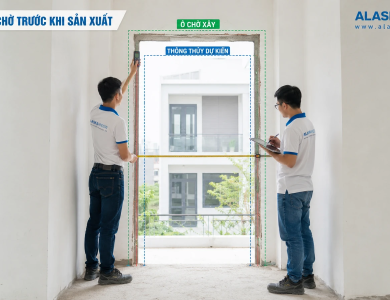 Cách Tính Ô Chờ Cửa Nhôm Xingfa Từ Kích Thước Thông Thủy