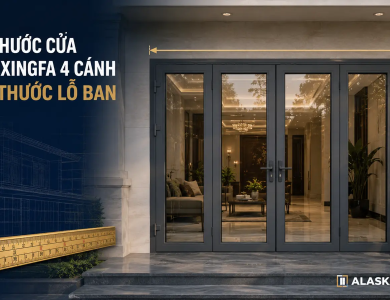 Kích Thước Cửa Nhôm Xingfa 4 Cánh Theo Thước Lỗ Ban
