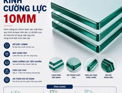Kính Cường Lực 8mm, 10mm, 12mm: Báo Giá 2026