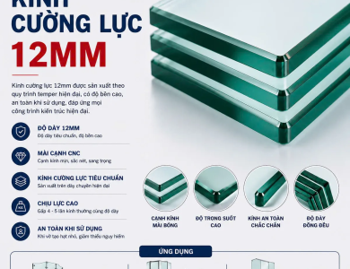 Kính Cường Lực 8mm, 10mm, 12mm: Báo Giá 2026