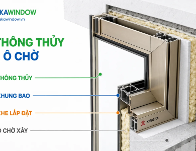 Cách Tính Ô Chờ Cửa Nhôm Xingfa Từ Kích Thước Thông Thủy