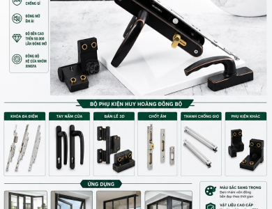 Phụ Kiện Cửa Nhôm Kính Thủ Đức: 3 Đơn Vị Uy Tín