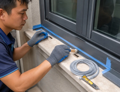 Cửa nhôm Xingfa bị thấm nước