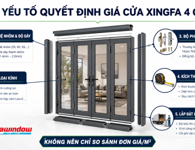 Cửa Nhôm Xingfa 4 Cánh Giá Bao Nhiêu Năm 2026?