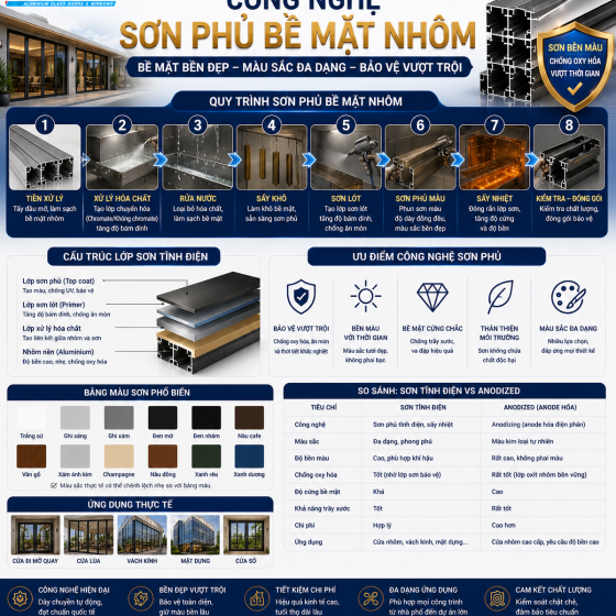 Cửa Đi Lùa Anode 1–4 Cánh: Giá & Cách Chọn