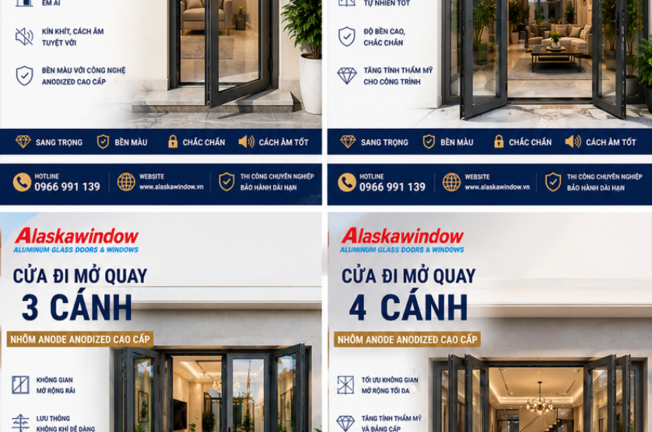 Cửa Nhôm Anode Anodized: Hệ Cửa, Giá & Cách Chọn