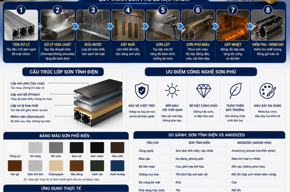 Cửa Đi Lùa Anode 1–4 Cánh: Giá & Cách Chọn