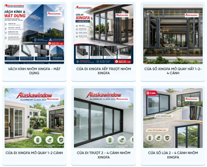 Cửa nhôm xingfa Thủ Đức