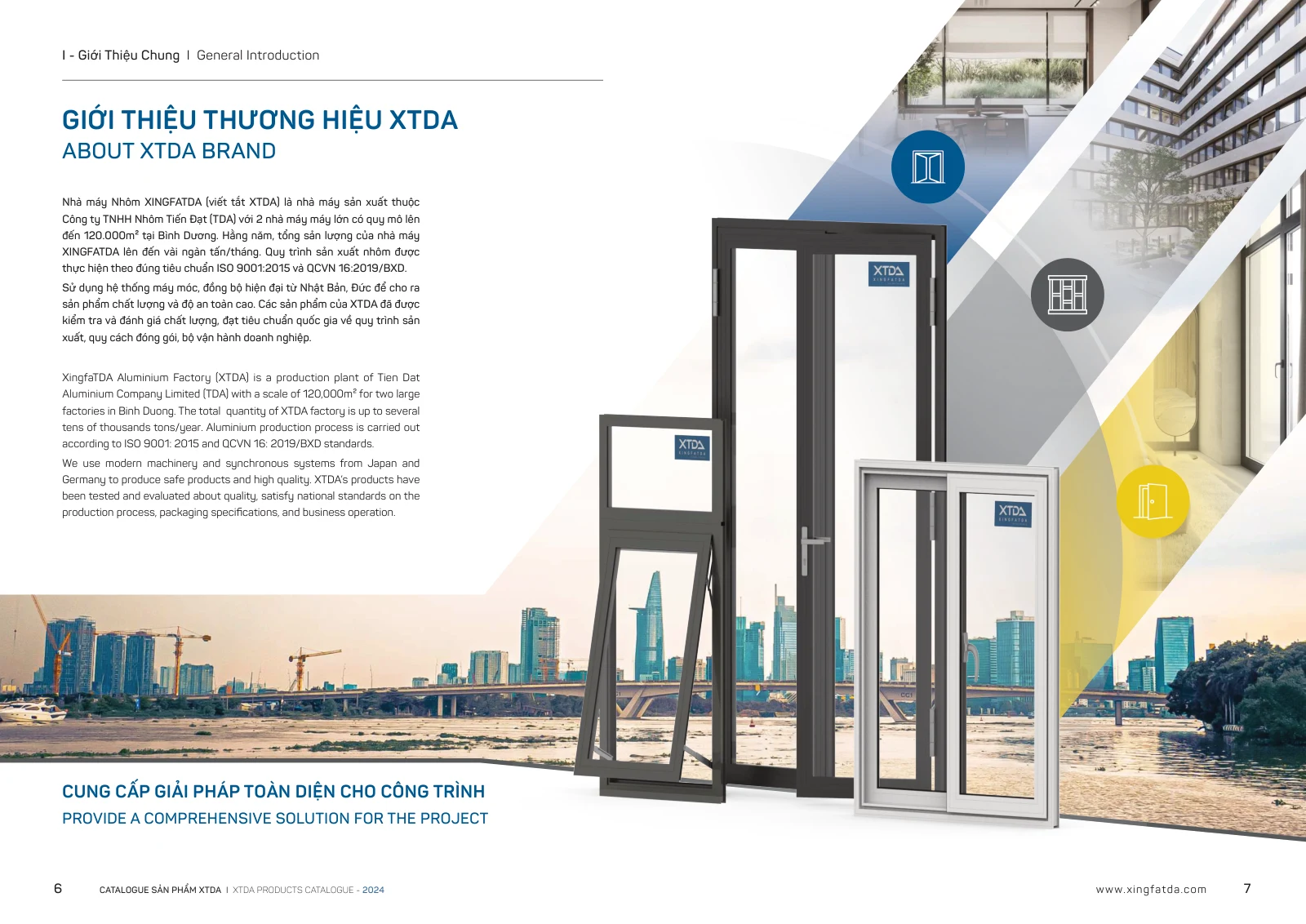 Catalogue XTDA 2024 – trang PDF 4, trang in 6–7