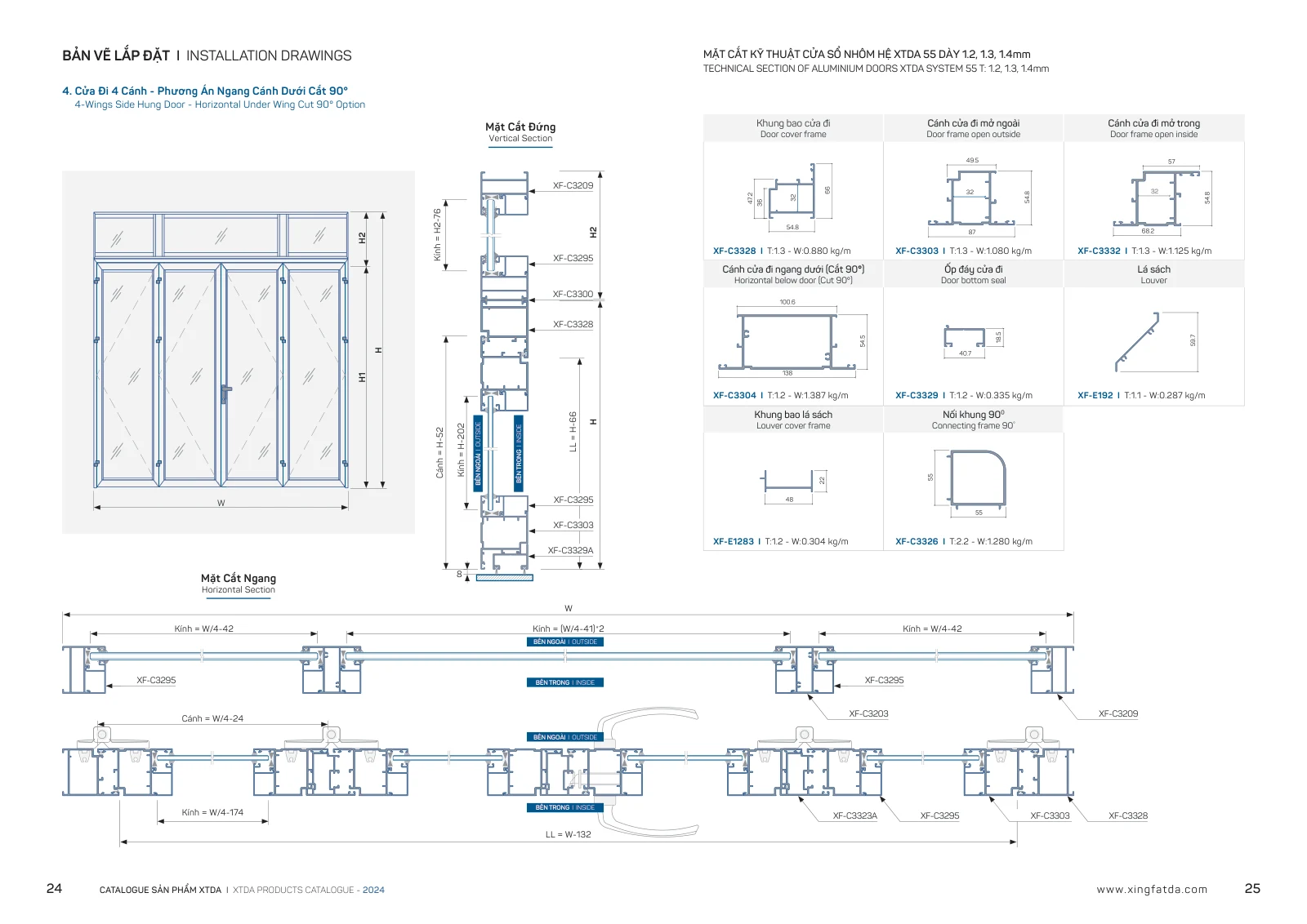 Catalogue XTDA 2024 – trang PDF 13, trang in 24–25