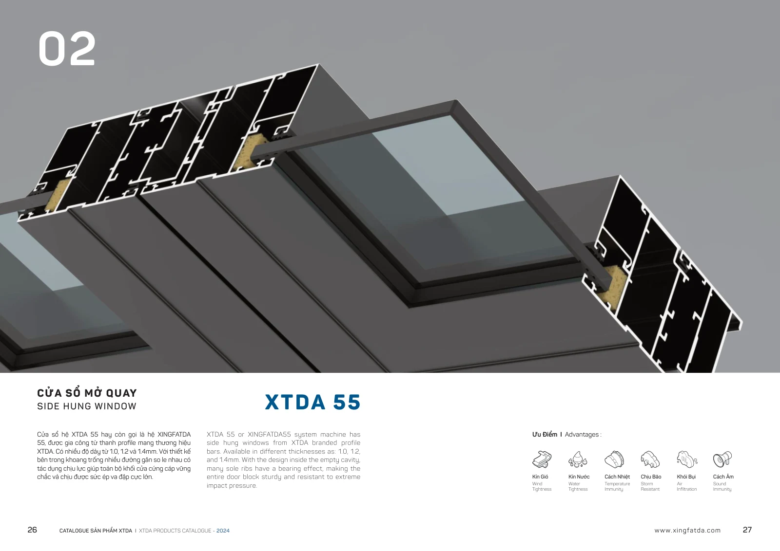 Catalogue XTDA 2024 – trang PDF 14, trang in 26–27