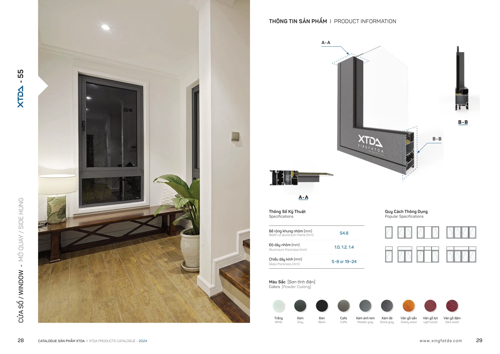Catalogue XTDA 2024 – trang PDF 15, trang in 28–29