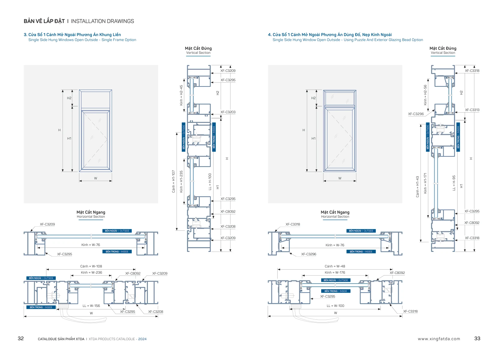 Catalogue XTDA 2024 – trang PDF 17, trang in 32–33
