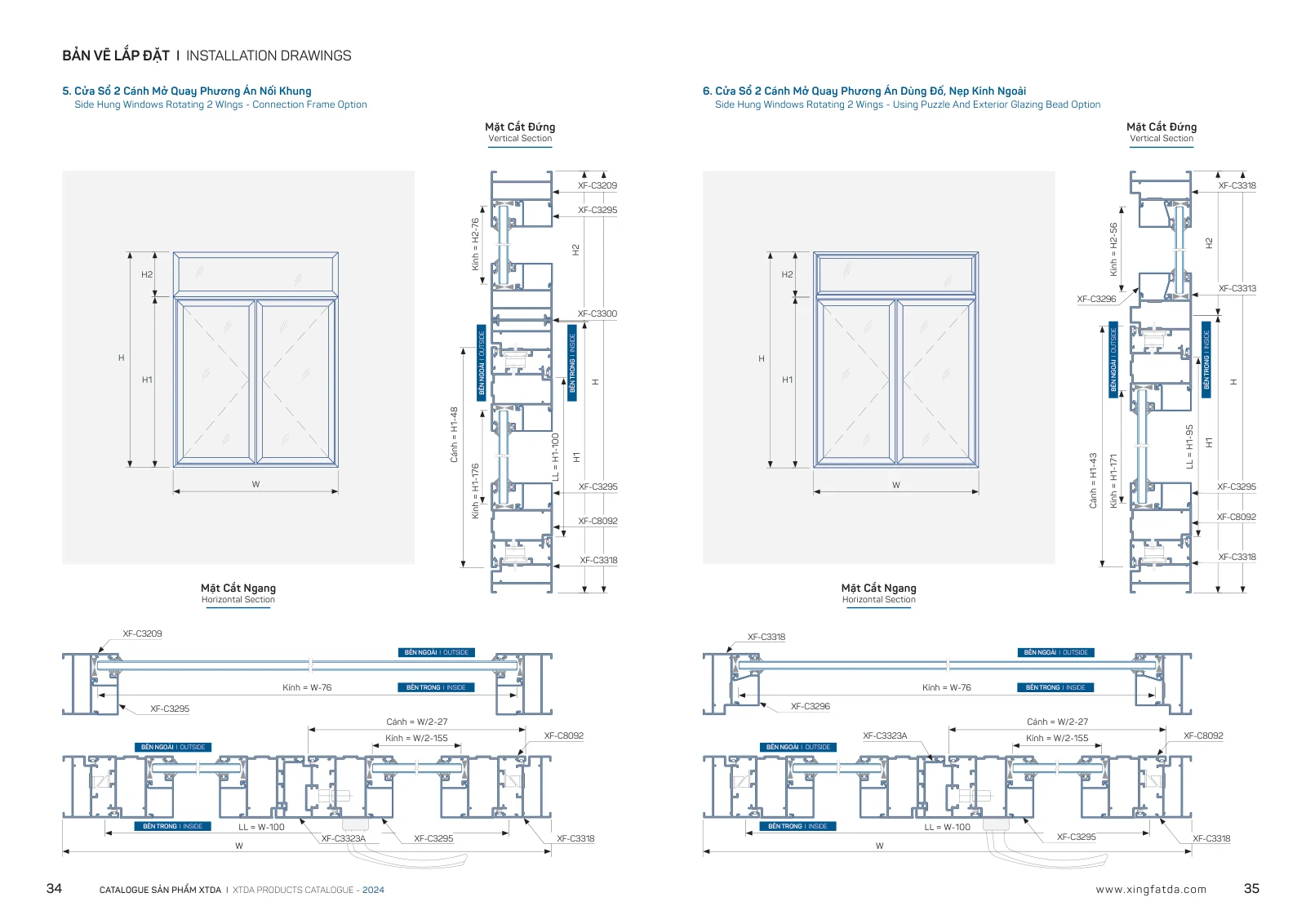 Catalogue XTDA 2024 – trang PDF 18, trang in 34–35