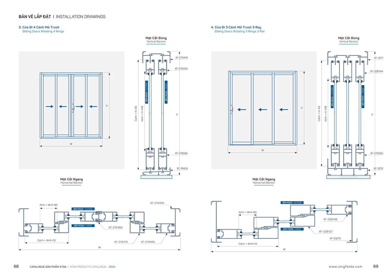 Catalogue XTDA 2024 – trang PDF 35, trang in 68–69