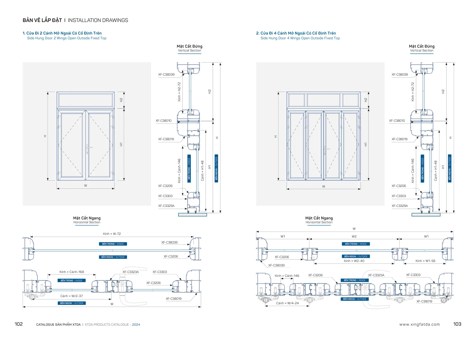 Catalogue XTDA 2024 – trang PDF 52, trang in 102–103
