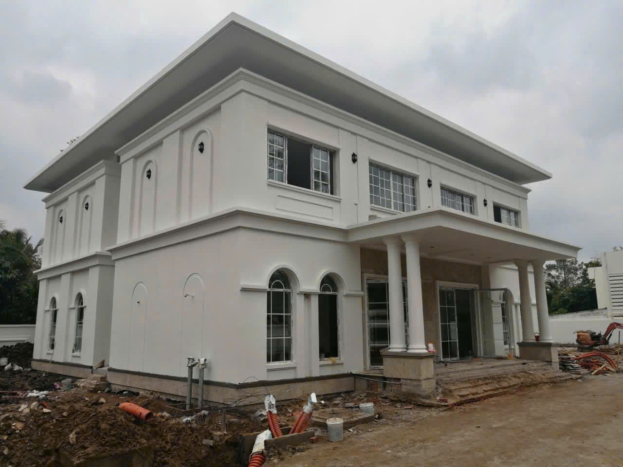 Cửa Nhôm Xingfa Màu Trắng Kính Hộp