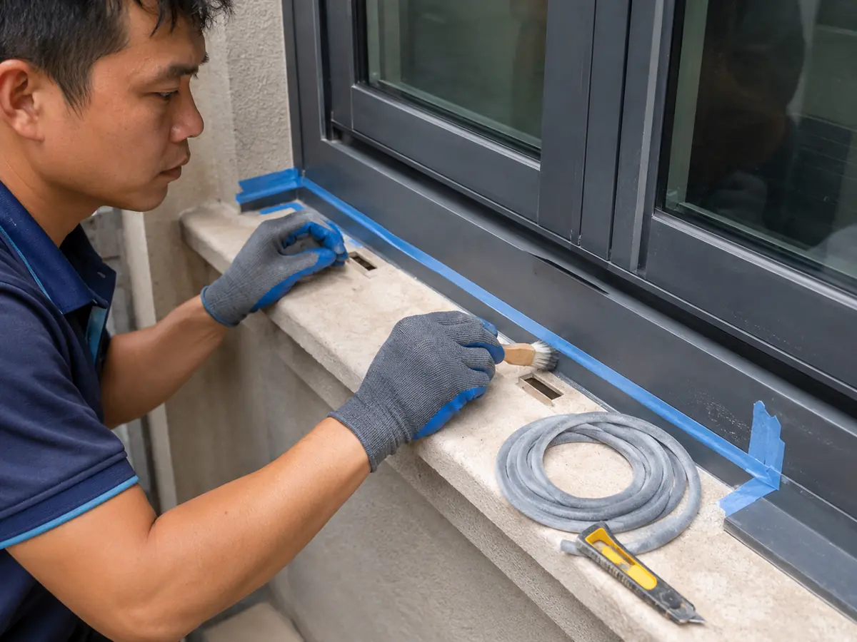 Quy trình năm bước kiểm tra cửa nhôm thấm nước