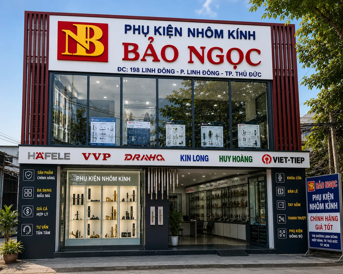 ​Cửa hàng Phụ kiện nhôm kính Bảo Ngọc