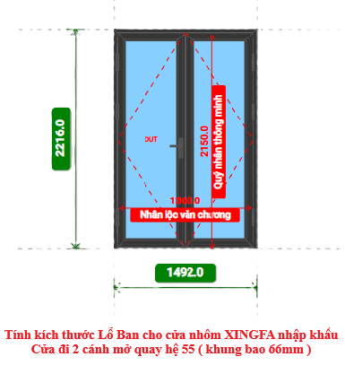 Đo chiều rộng thông thủy cửa phòng ngủ và cửa WC