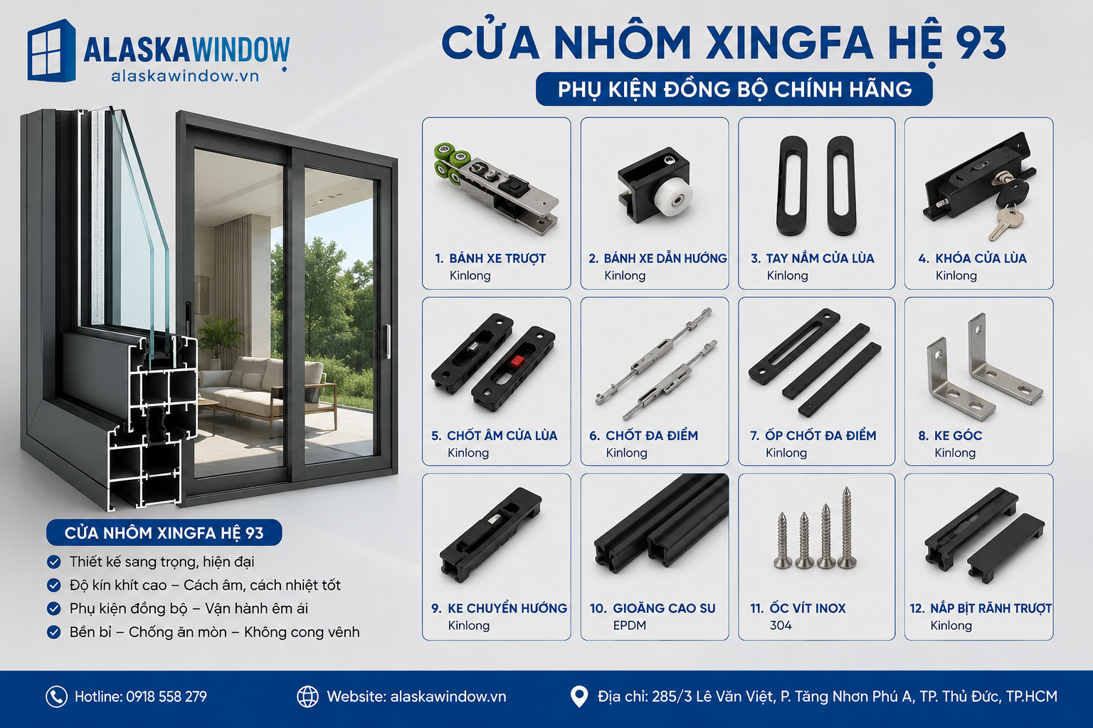 nên làm cửa nhôm hệ nào